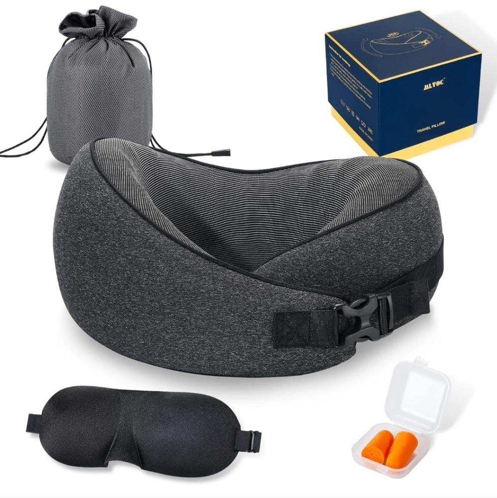 MLVOC Travel Pillow - grey